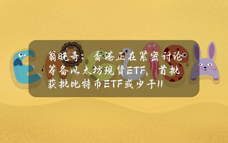 翁晓奇：香港正在紧密讨论筹备以太坊现货ETF，首批获批比特币ETF或少于11家